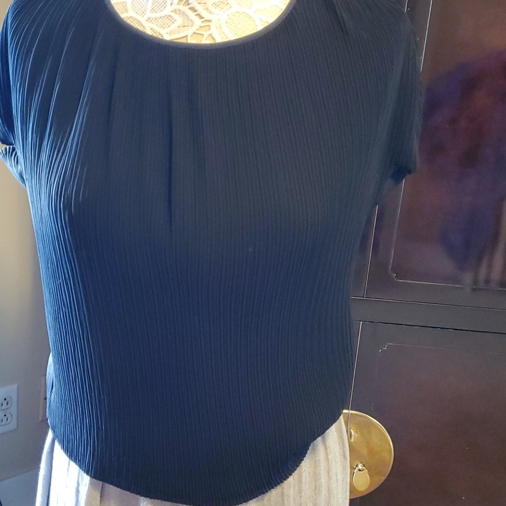 Armani Collezioni  top Reverse side is NAVY